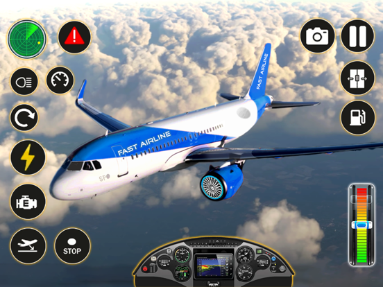 City Pilot Airport Game Flight iPad screenshot 2 - Games app