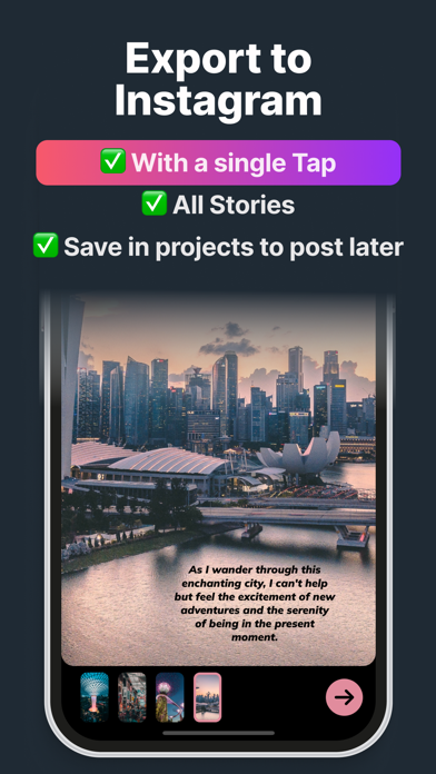 Storytell: AI for Instagram Screenshot
