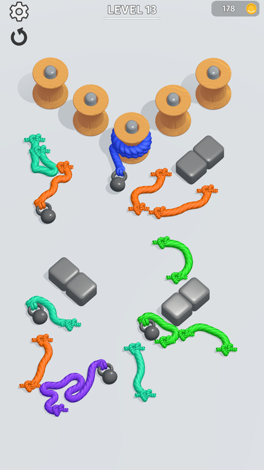 #6. Merge Rope (iOS) 由: Babil Studios