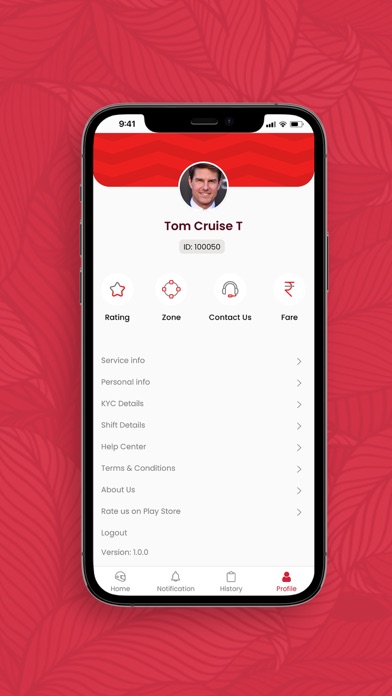 Foodmine Rider App Screenshot