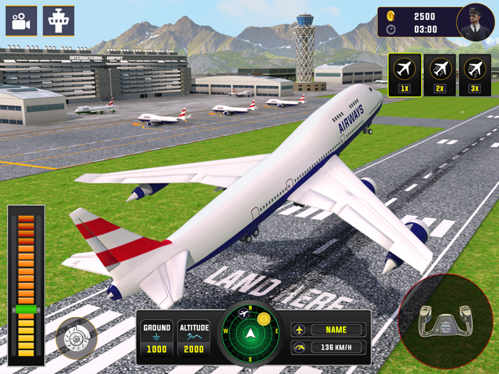 City Airplane Simulator Games