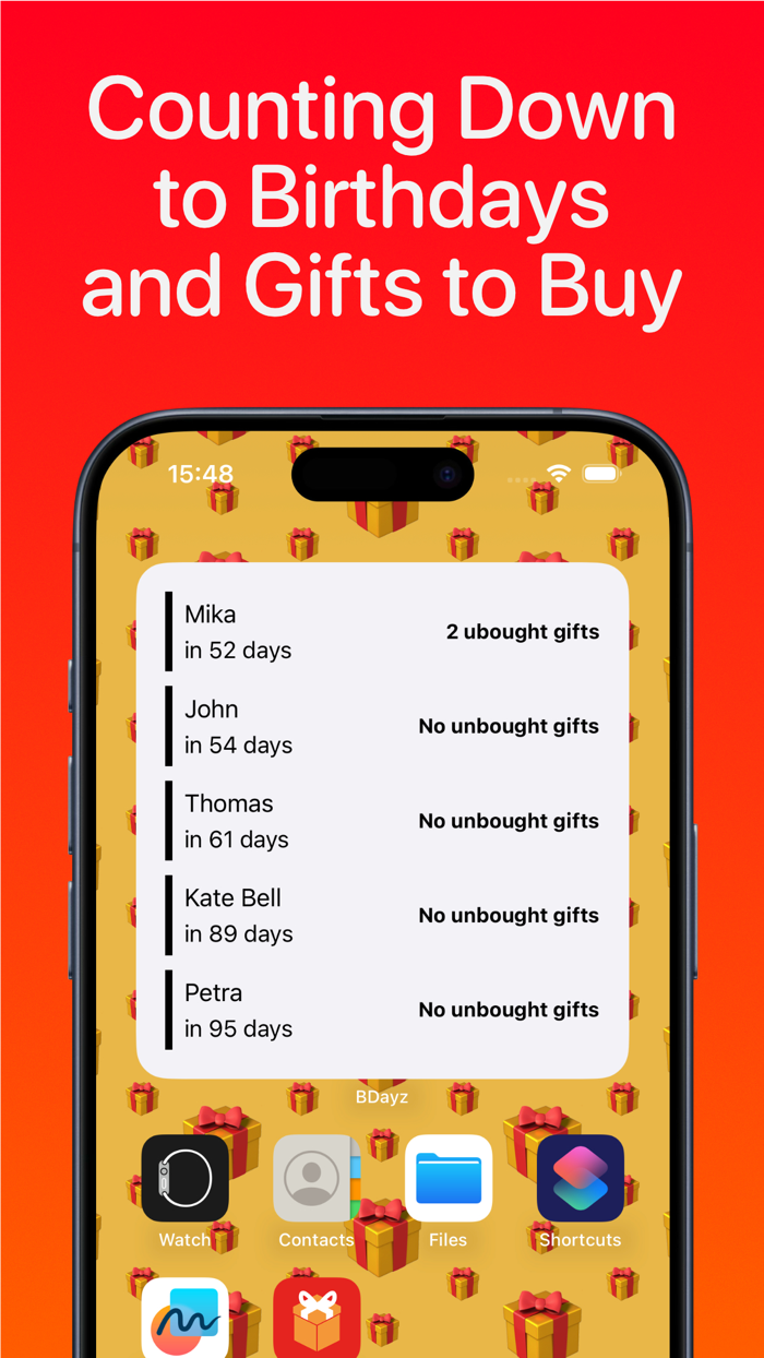 Birthday Reminder - BDayz