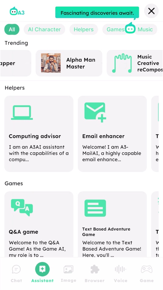 #6. A3 AI: Open Chatbot Assistant (iOS) Bởi: AABC