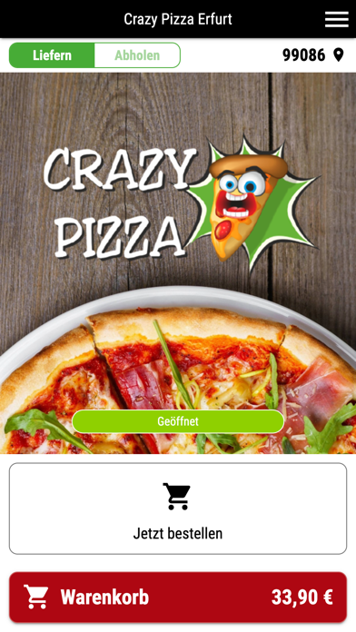 Crazy Pizza Erfurt Screenshot