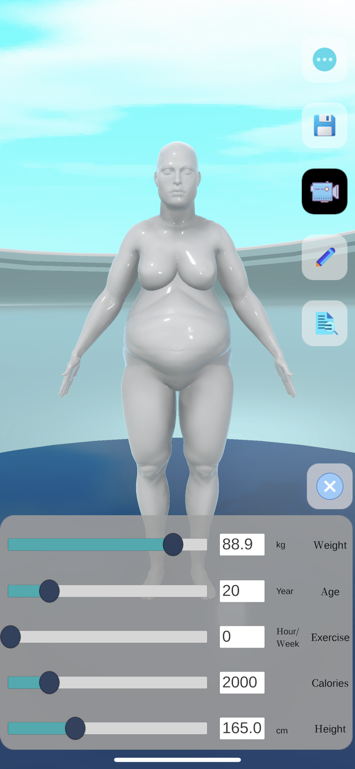 Body Number -3D body track