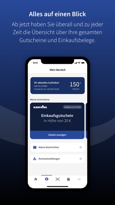 Kaufring Cards Screenshot