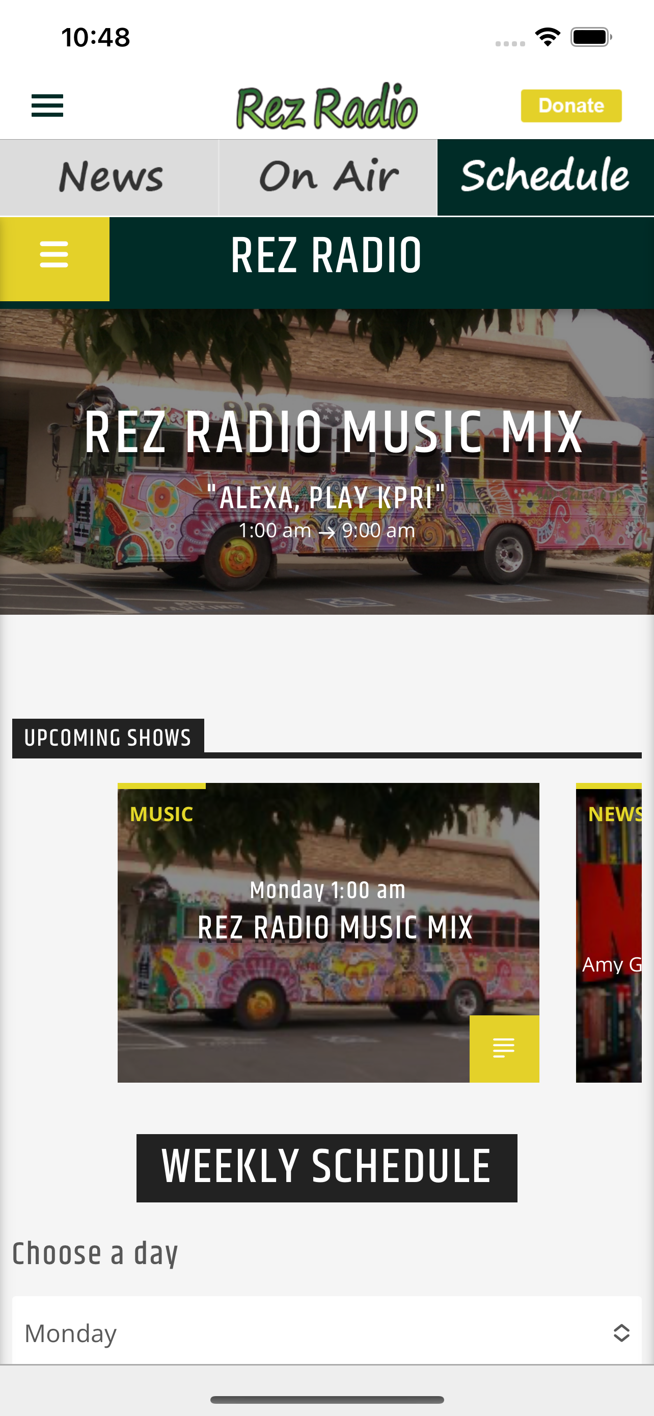 Rez Radio App