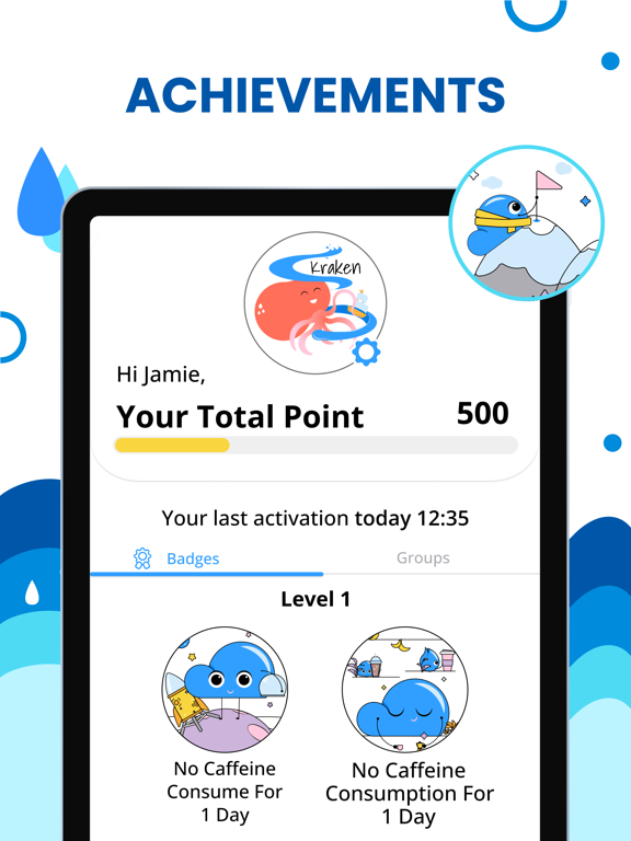 Water Reminder - Drink iPad screenshot 8 - Health & Fitness app