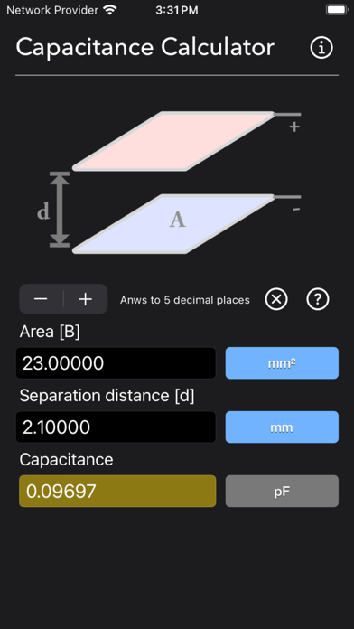 Capacitance Calculatorのおすすめ画像9