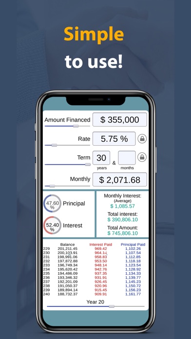 Loan CalcuIator Screenshot