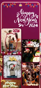 New Year Greeting Cards & Pip screenshot #1 for iPhone