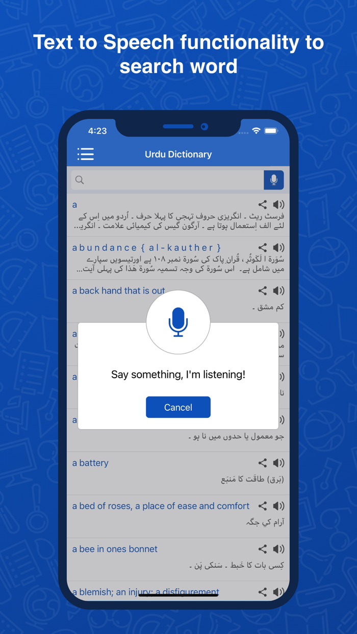 Urdu Dictionary Translator