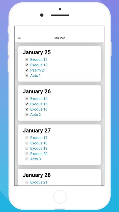 The Bible In One Year Screenshot