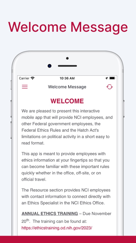 #4. NCI Ethics (iOS) Podle: National Cancer Institute