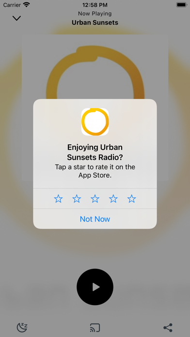 Urban Sunsets Radio Screenshot