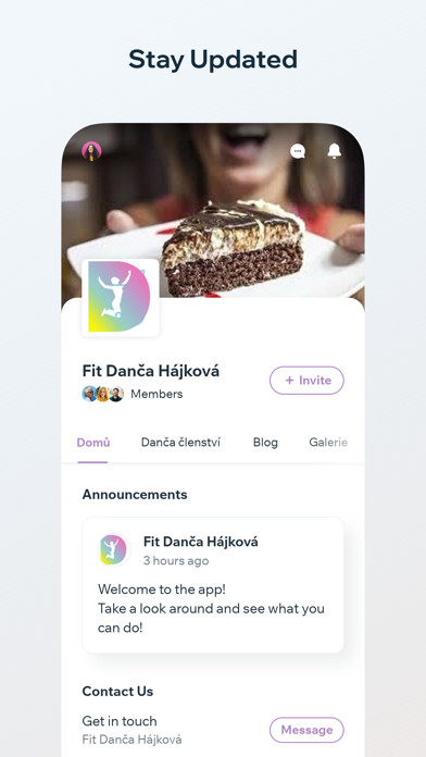 Fit Danča Hájková Screenshot
