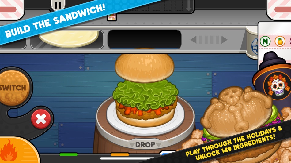 #4. Papa's Cluckeria To Go! (iOS) 由: Flipline Studios