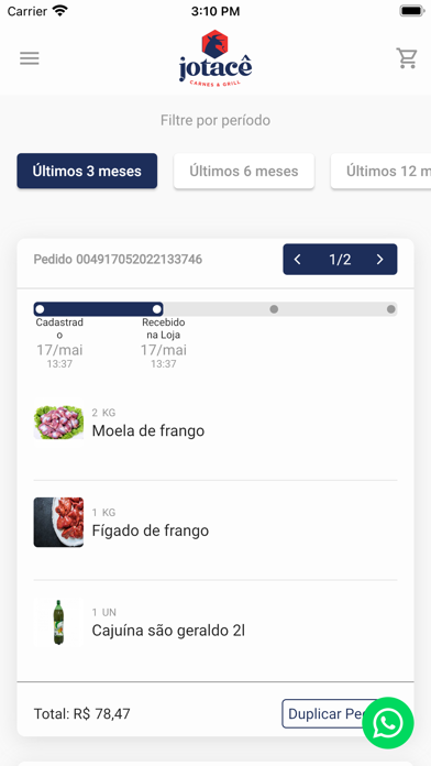 Jotacê Carnes & Grill Screenshot