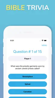bible trivia - christian games iphone screenshot 1