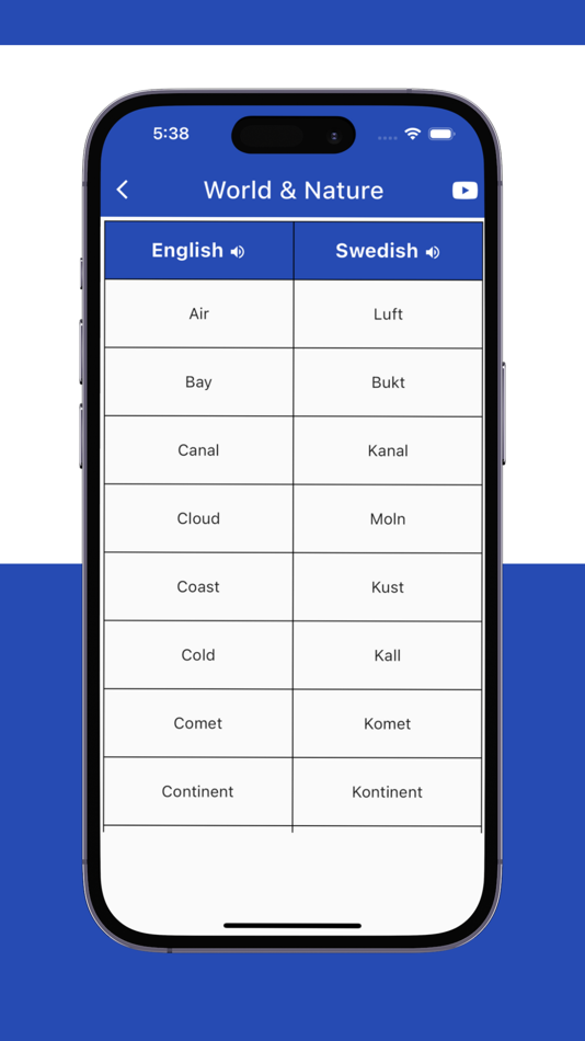#2. Swedish Words App (iOS) 由: Valaji Global
