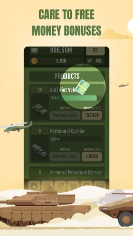 Game screenshot Idle Army Vehicle Tycoon mod apk
