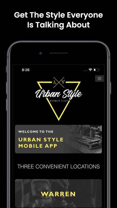 Urban Style Barber Shop Screenshot