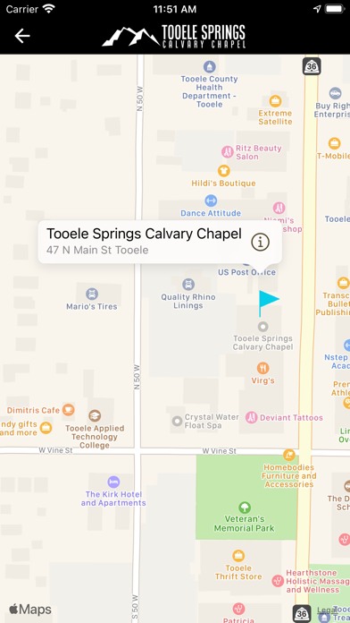 Tooele Springs Calvary Chapel Screenshot