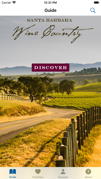 Santa Barbara Wine Country Screenshot
