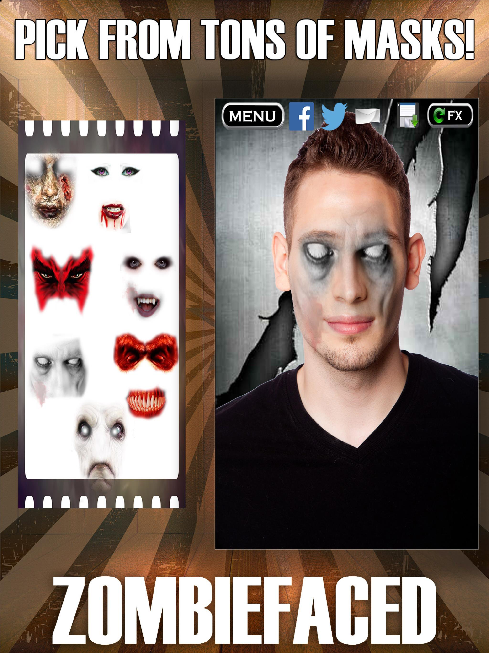 ZombieFaced Horror Face Filter