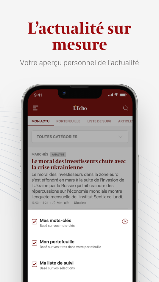 #6. L'Echo (iOS) By: Mediafin