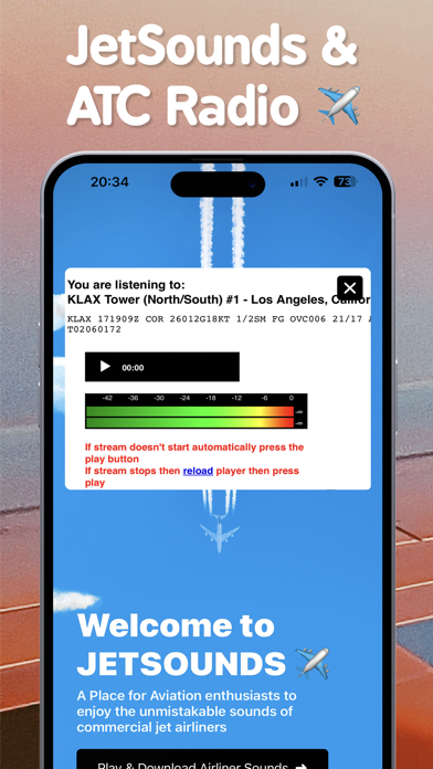 Screenshot #1 pour Air Traffic Control Jet Sounds