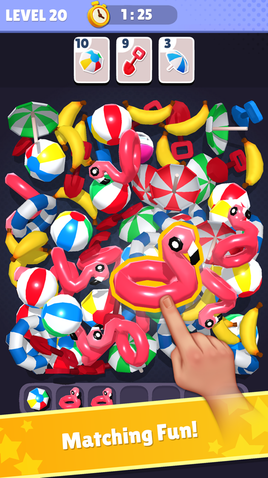 #1. Pop Match 3D (iOS) Podle: Bite Size Games Ltd