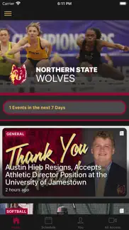 nsu wolves iphone screenshot 1