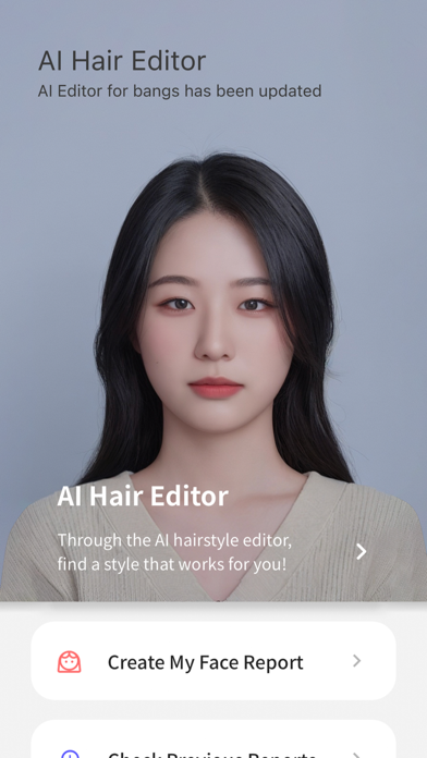 HairBe : AI Hair Editor Screenshot