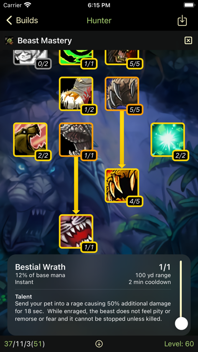 Screenshot #2 pour WoW Classic Talent Calculator