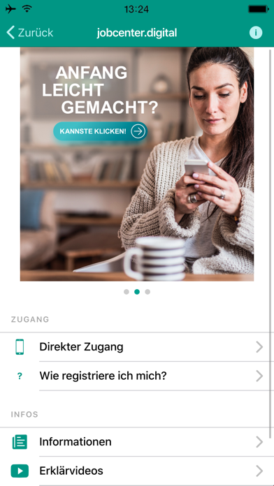 Jobcenter Magdeburg Screenshot