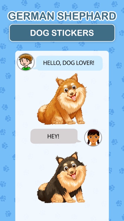 German Shepherd Dog Stickers screenshot-3