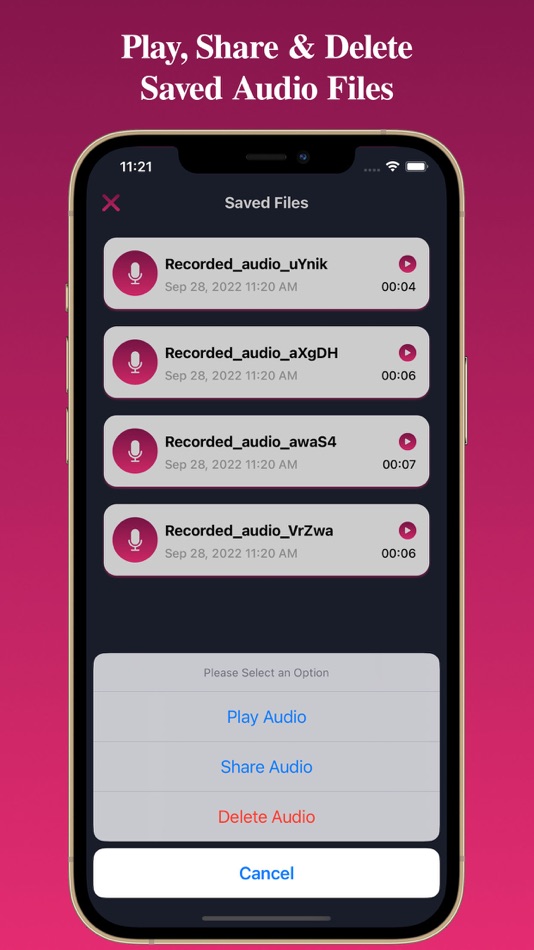 #6. Voice Recorder: Voice Record (iOS) 由: Hardik Dhameliya