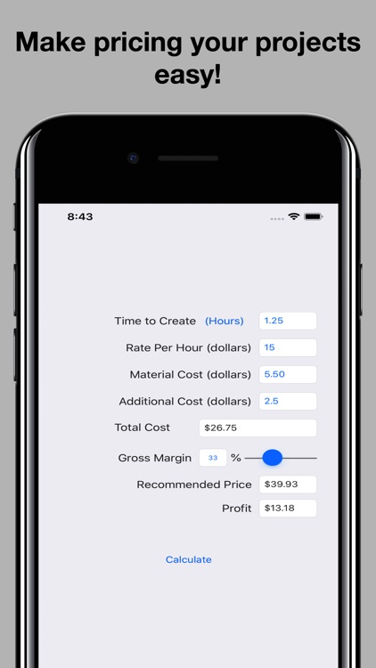 Project Pricing