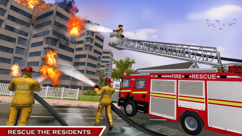 #5. Fireman Rescue Simulator (iOS) 来自: Ahmad Jalil Qarshi