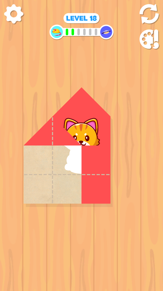 #5. Fold It! Paper Puzzle 3D (iOS) 由: MAD PIXEL