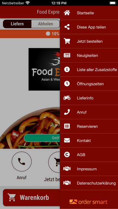 Food Express Amberg Screenshot
