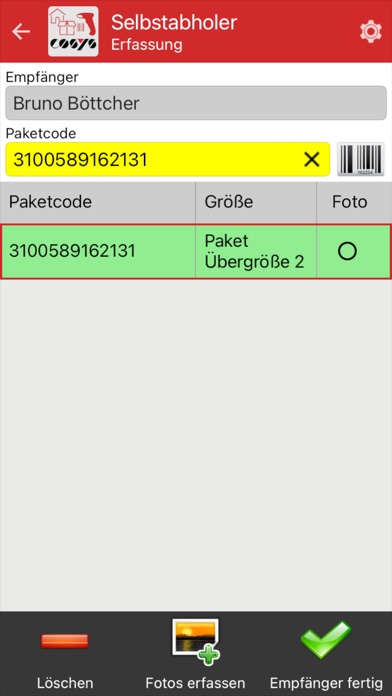 COSYS Postverteilung Screenshot