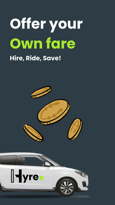 Hyre | Offer your fare Screenshot 1 - AppWisp.com Hyre | Offer your fare Screenshot 1 - AppWisp.com