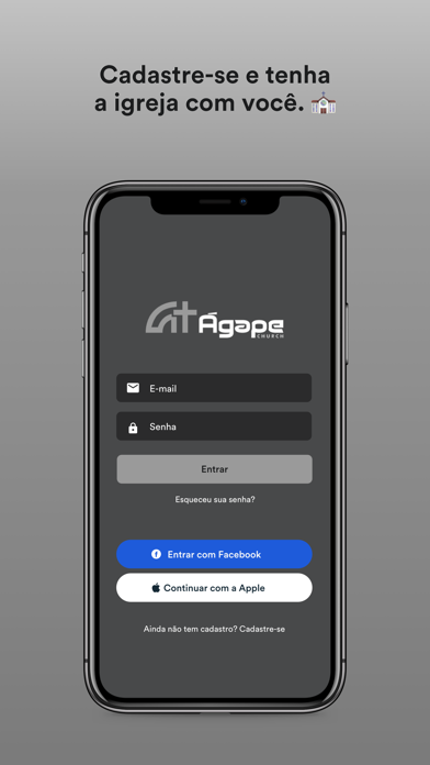 Ágape Church Oficial Screenshot