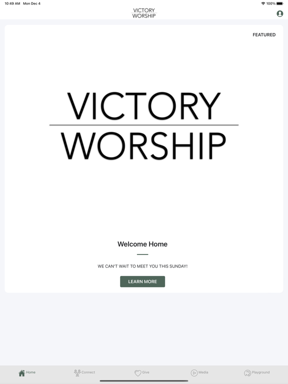 Victory Worship iPad screenshot 1 - Lifestyle app
