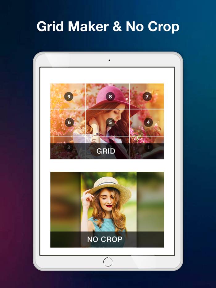 Grid Maker and No Crop Photo