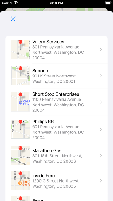 Petrol stations Screenshot