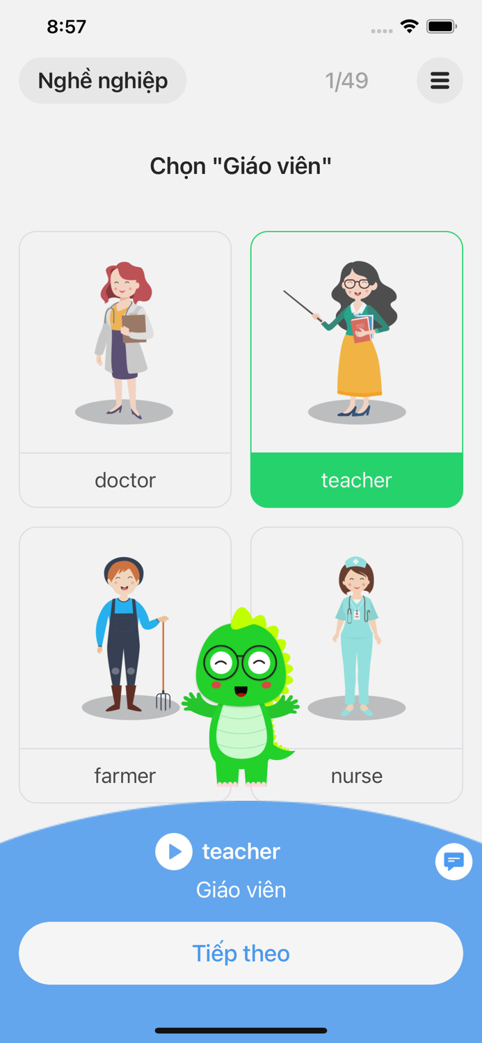 Học tiếng Anh cng Dino