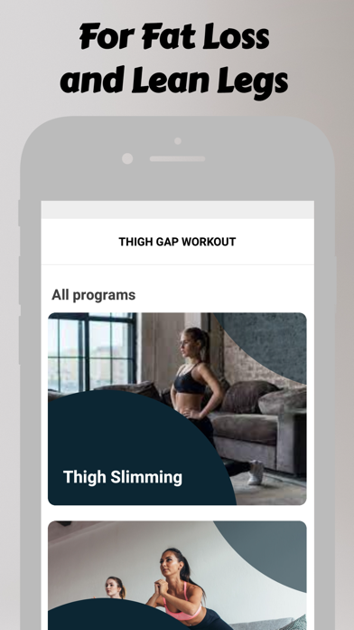 Thigh Gap Workout Screenshot